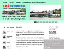 Tablet Screenshot of loz-commerce.si